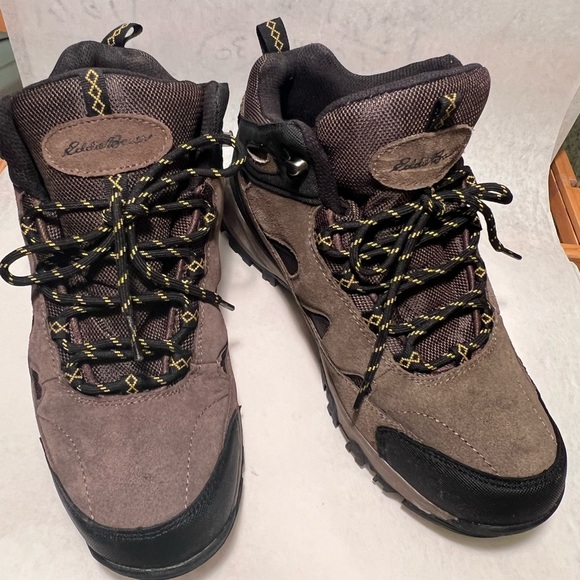 Eddie Bauer Shoes Eddie Bauer Mens Mid Height Brighton Waterproof Hiking Boots Wide Poshmark